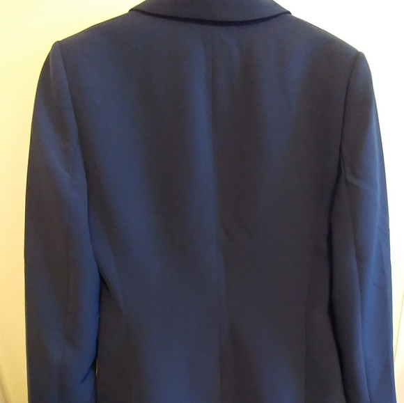 Donna Karen Navy Blue Blazer Jacket - Picture 11 of 16